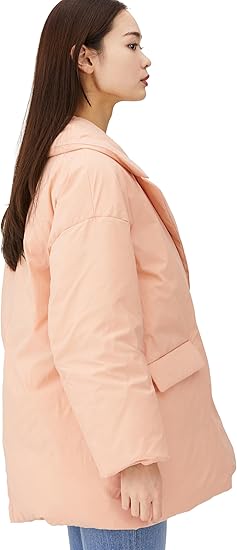 Amazon | [ミラオーウェン] フレンチダウンハーフ丈パデッド